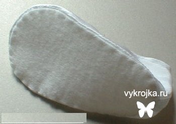 Выкройка нарядные пинетки для малыша Выкройка нарядные пинетки для малыша
