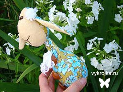 Выкройка игрушки Овечка Бэх Выкройка игрушки Овечка Бэх