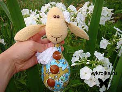 Выкройка игрушки Овечка Бэх Выкройка игрушки Овечка Бэх