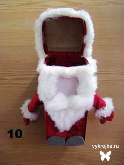Подарочная новогодняя упаковка - Дед Мороз